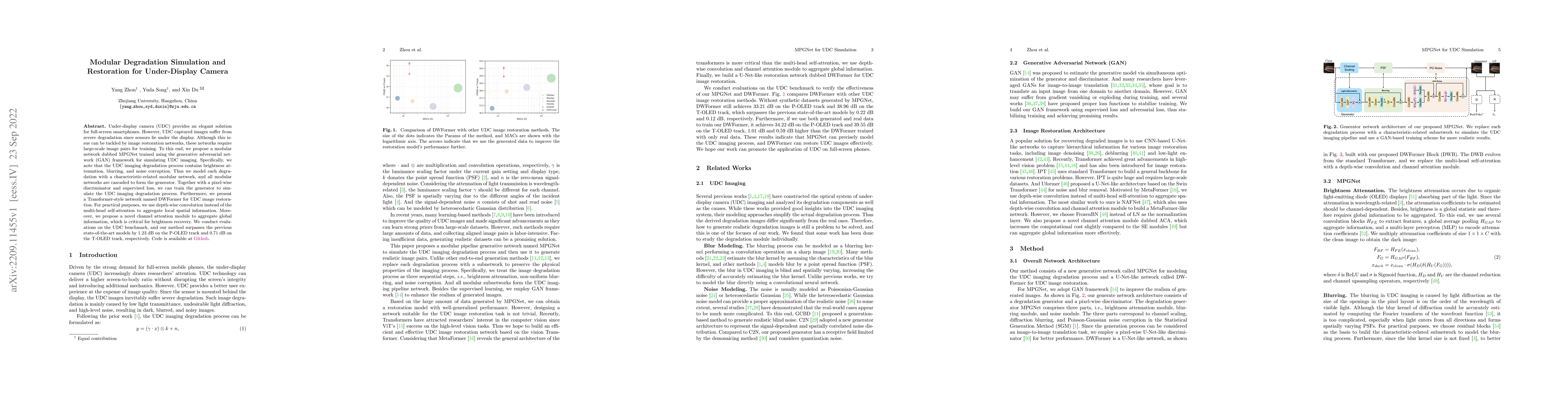 Thumbnail for Modular Degradation Simulation and Restoration for Under-Display Camera
