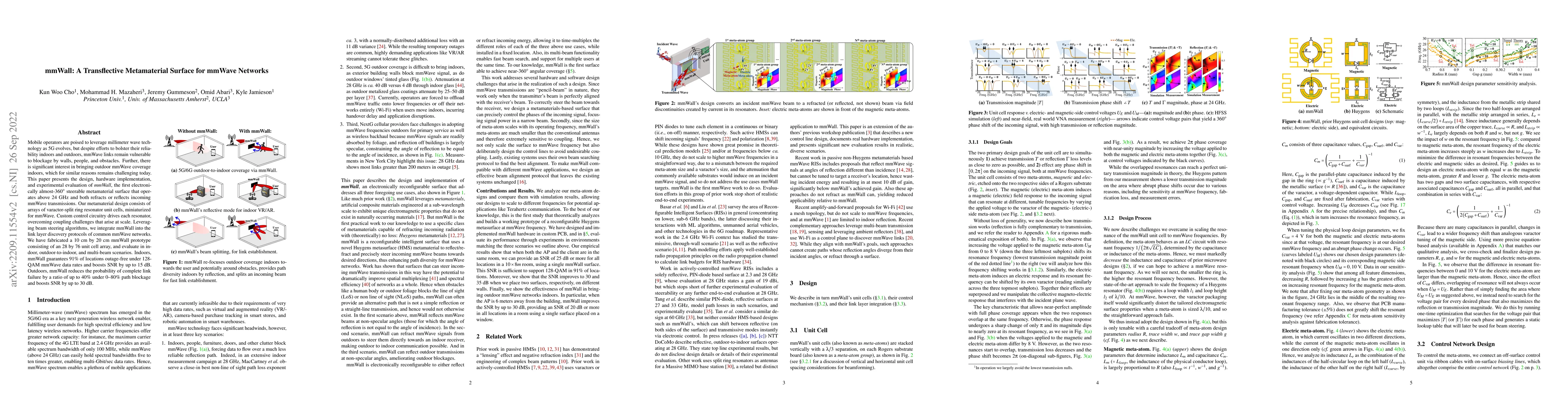 Thumbnail for mmWall: A Transflective Metamaterial Surface for mmWave Networks