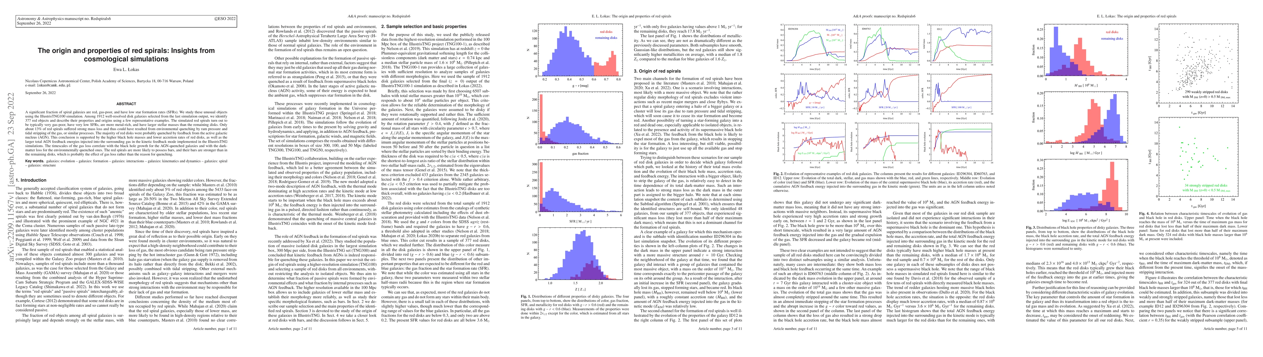 Thumbnail for The origin and properties of red spirals: Insights from cosmological
  simulations