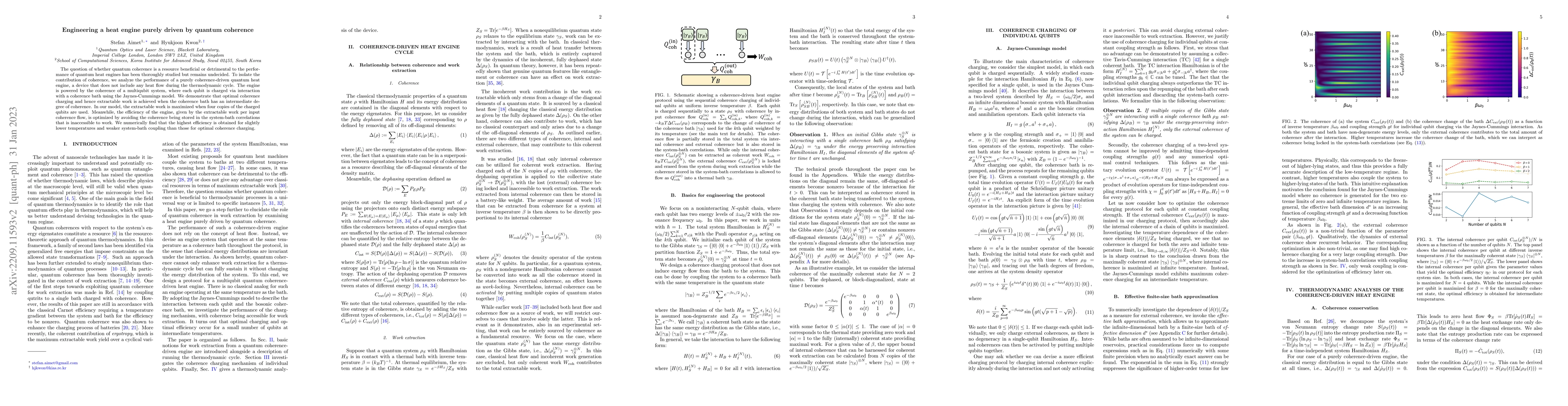 Thumbnail for Engineering a heat engine purely driven by quantum coherence
