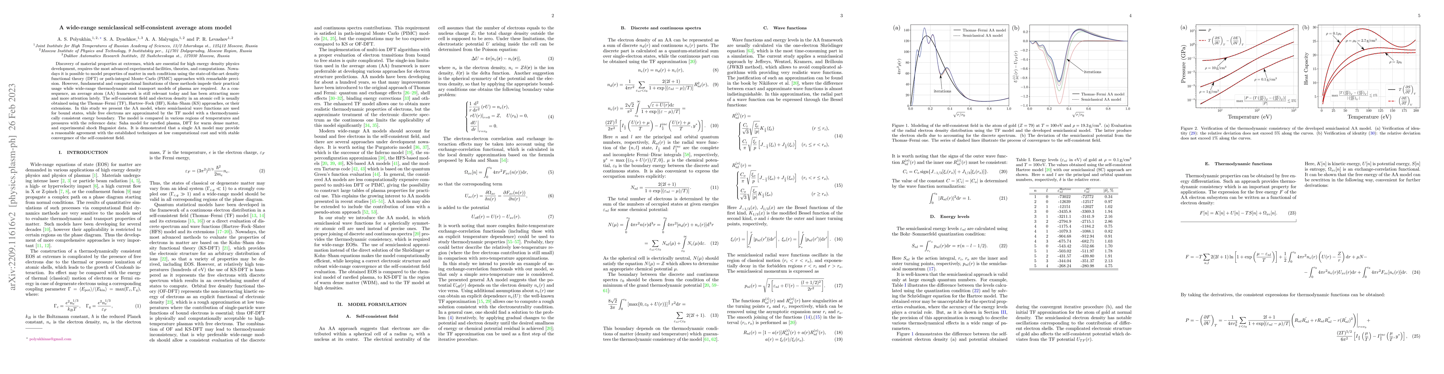 Thumbnail for A wide-range semiclassical self-consistent average atom model