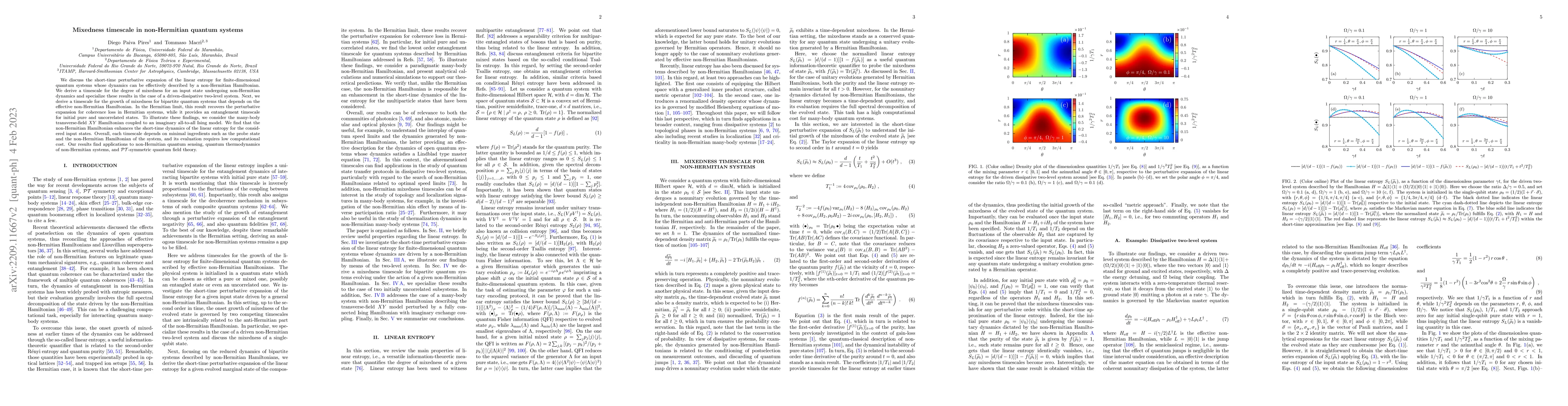 Thumbnail for Mixedness timescale in non-Hermitian quantum systems