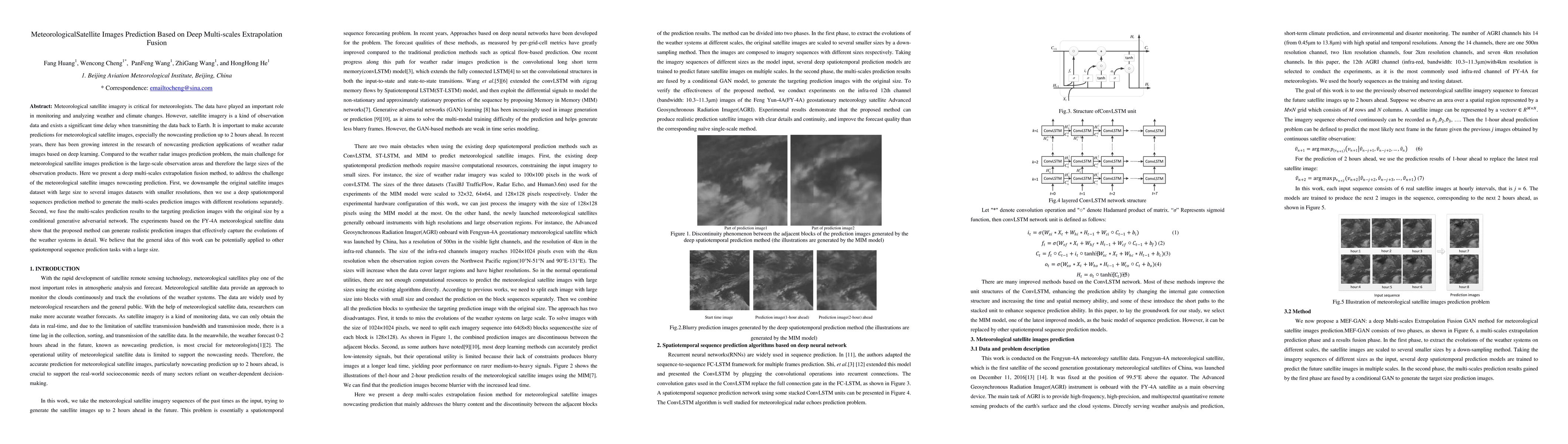 Thumbnail for Meteorological Satellite Images Prediction Based on Deep Multi-scales
  Extrapolation Fusion