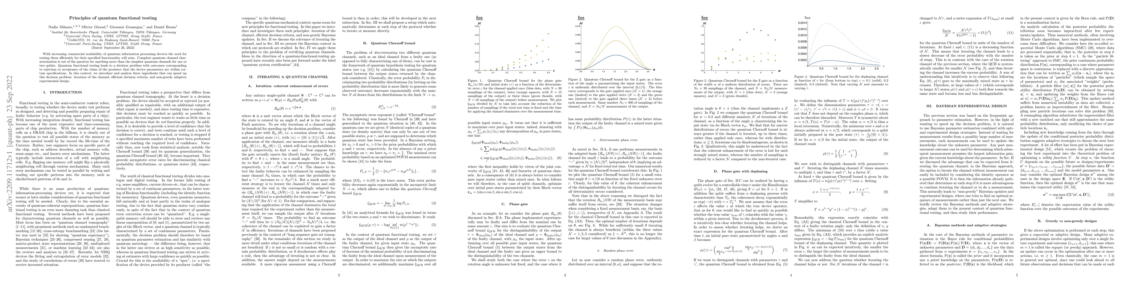 Thumbnail for Principles of quantum functional testing