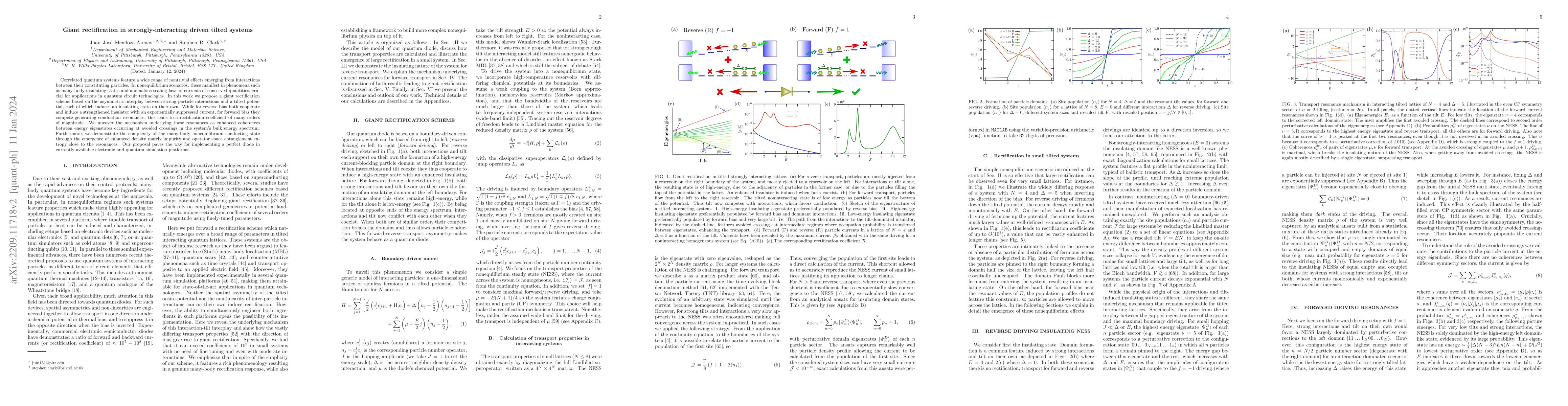Thumbnail for Giant rectification in strongly-interacting driven tilted systems