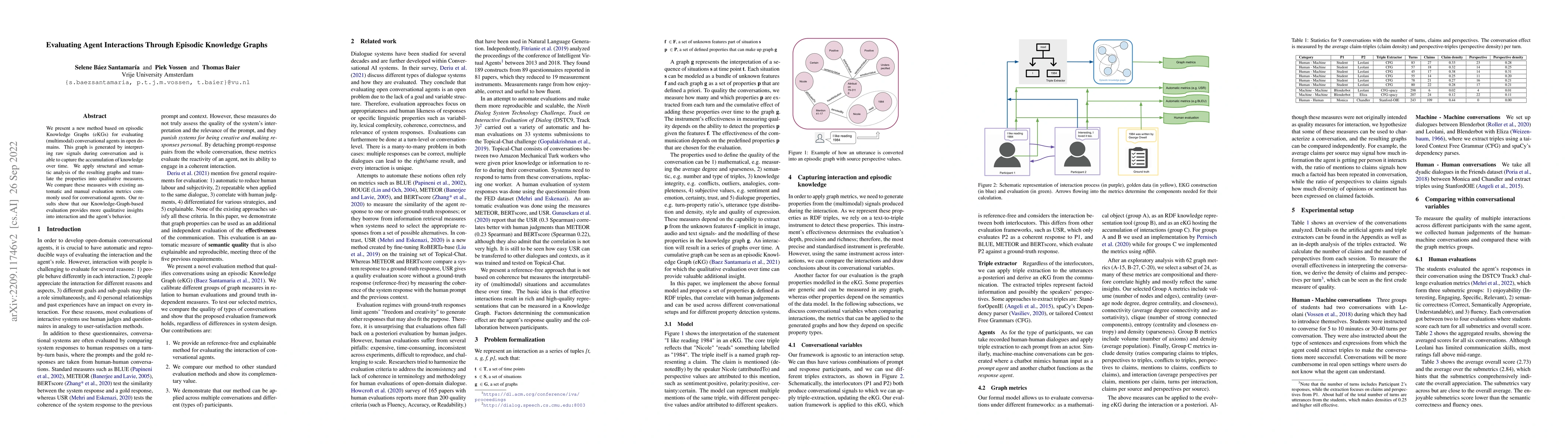 Thumbnail for Evaluating Agent Interactions Through Episodic Knowledge Graphs