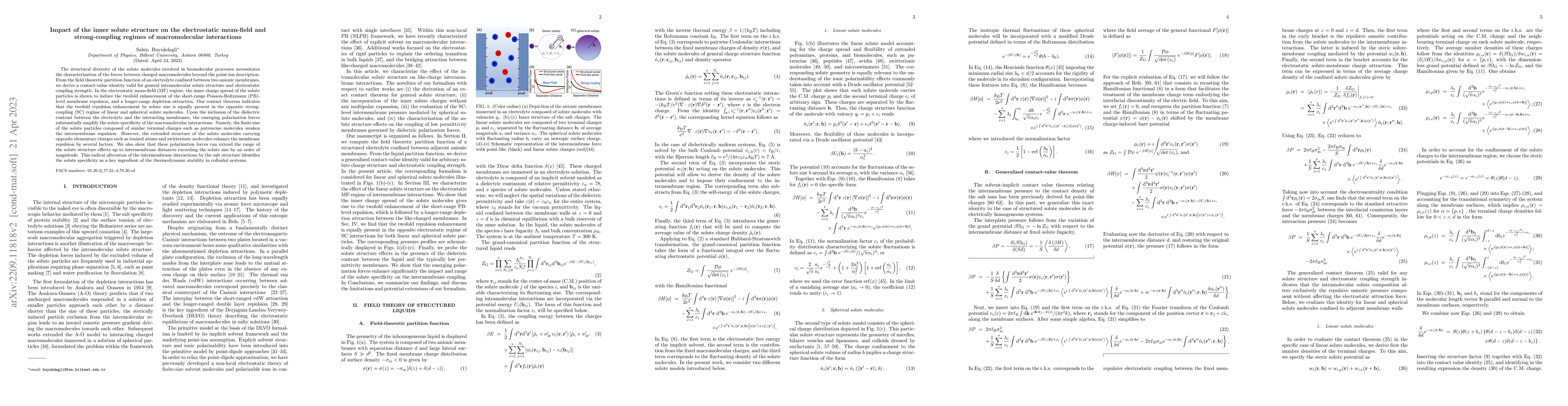 Thumbnail for Impact of the inner solute structure on the electrostatic mean-field and
  strong-coupling regimes of macromolecular interactions