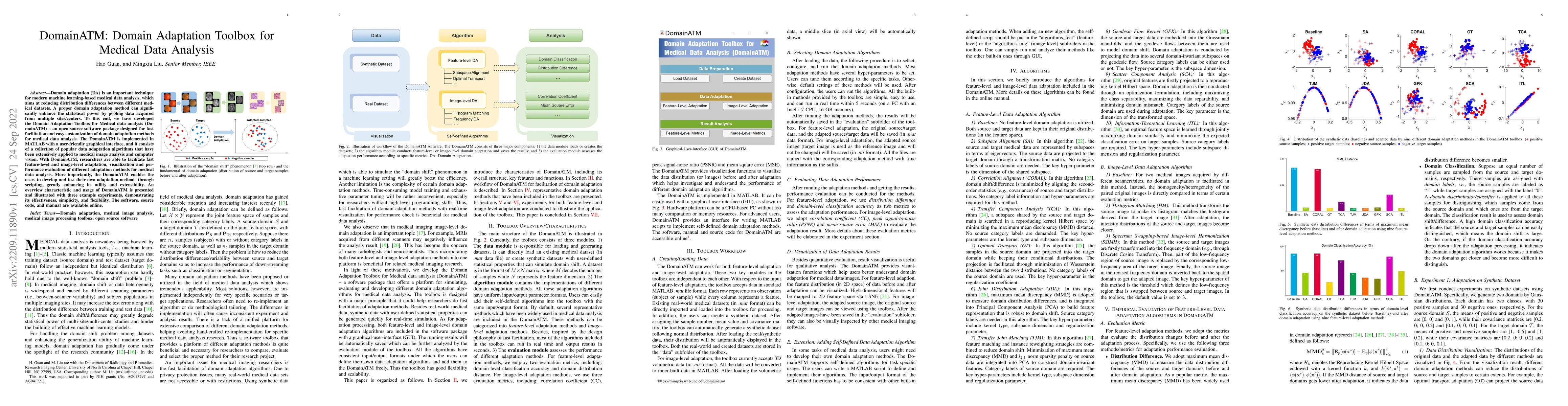 Thumbnail for DomainATM: Domain Adaptation Toolbox for Medical Data Analysis