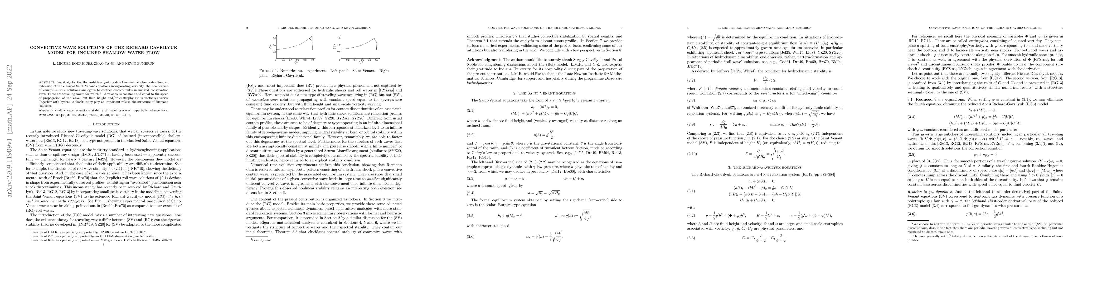 Thumbnail for Convective-wave solutions of the Richard-Gavrilyuk model for inclined
  shallow water flow