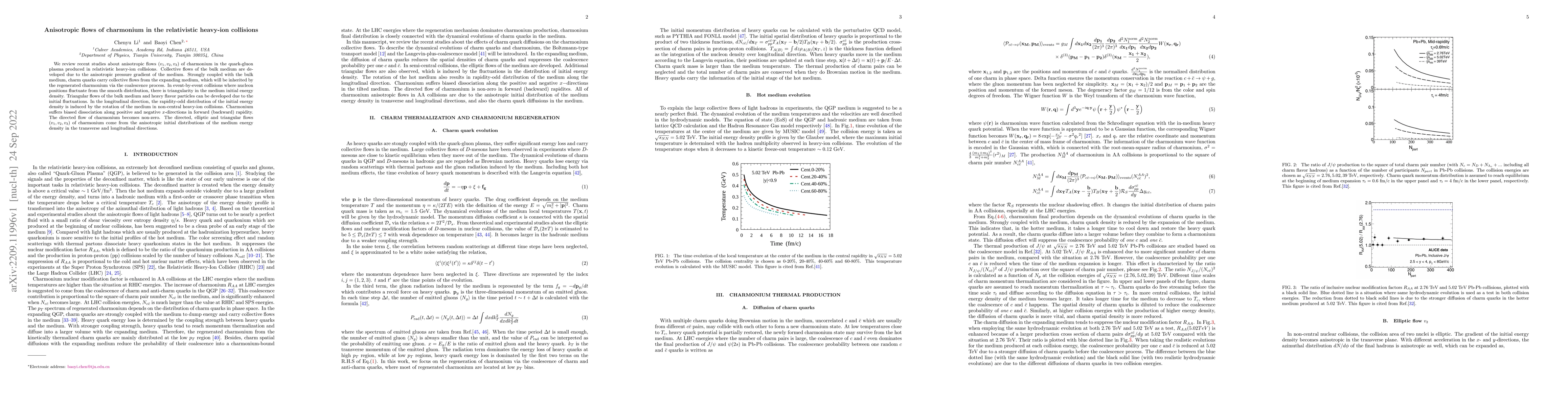 Thumbnail for Anisotropic flows of charmonium in the relativistic heavy-ion collisions