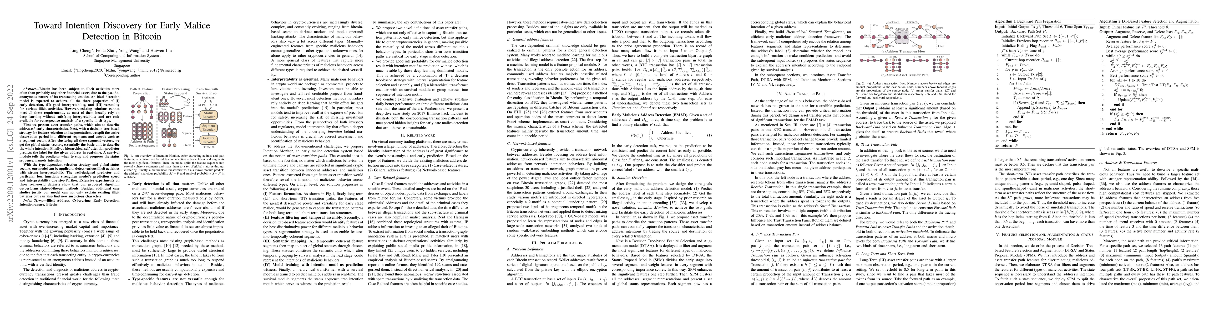 Thumbnail for Toward Intention Discovery for Early Malice Detection in Bitcoin