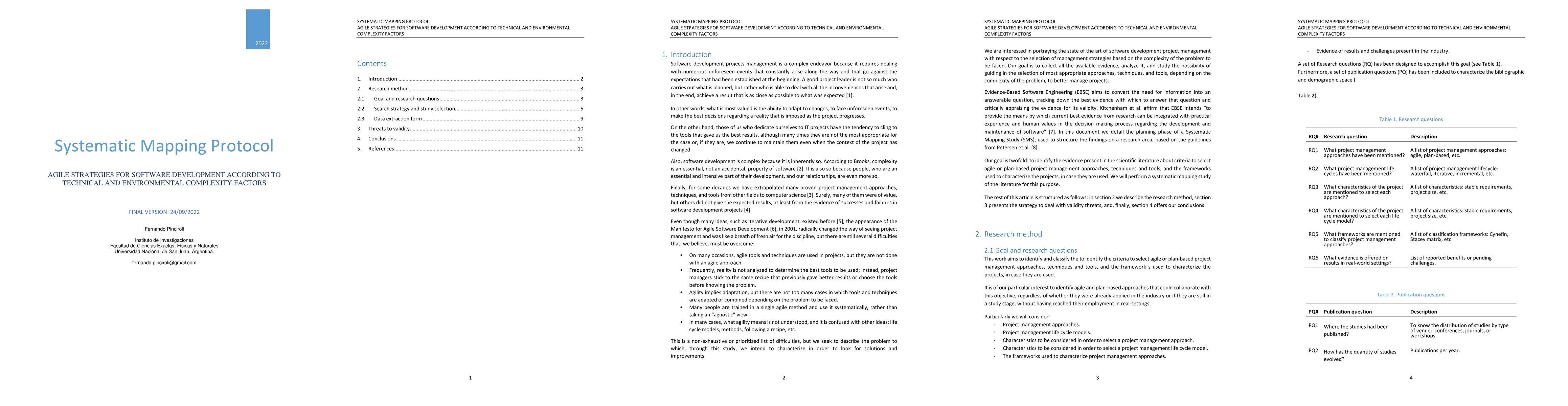 Thumbnail for Systematic Mapping Protocol -- Agile strategies for software development
  according to technical and environmental complexity factors