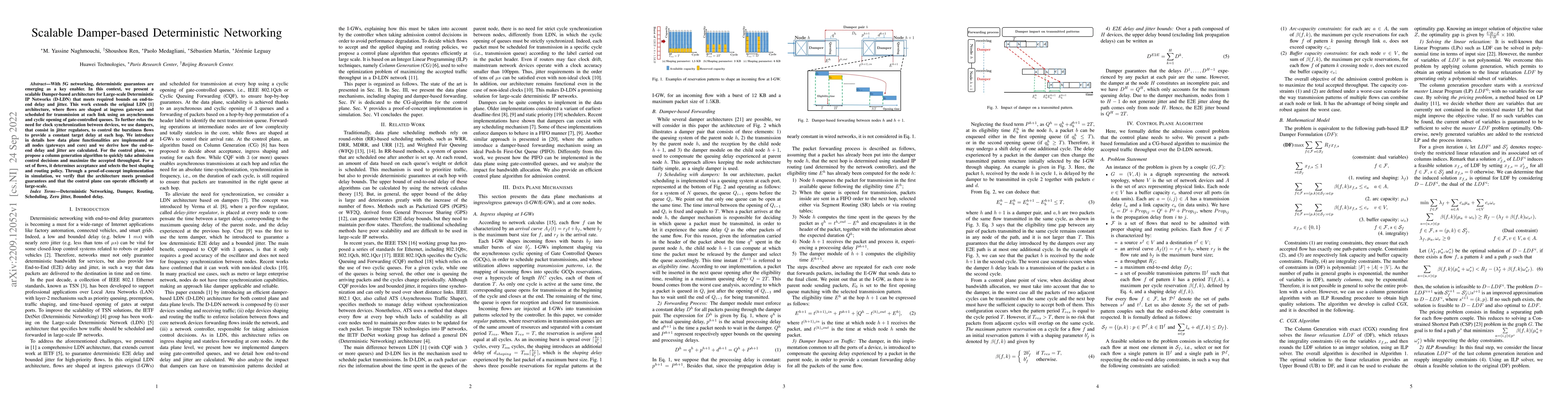 Thumbnail for Scalable Damper-based Deterministic Networking