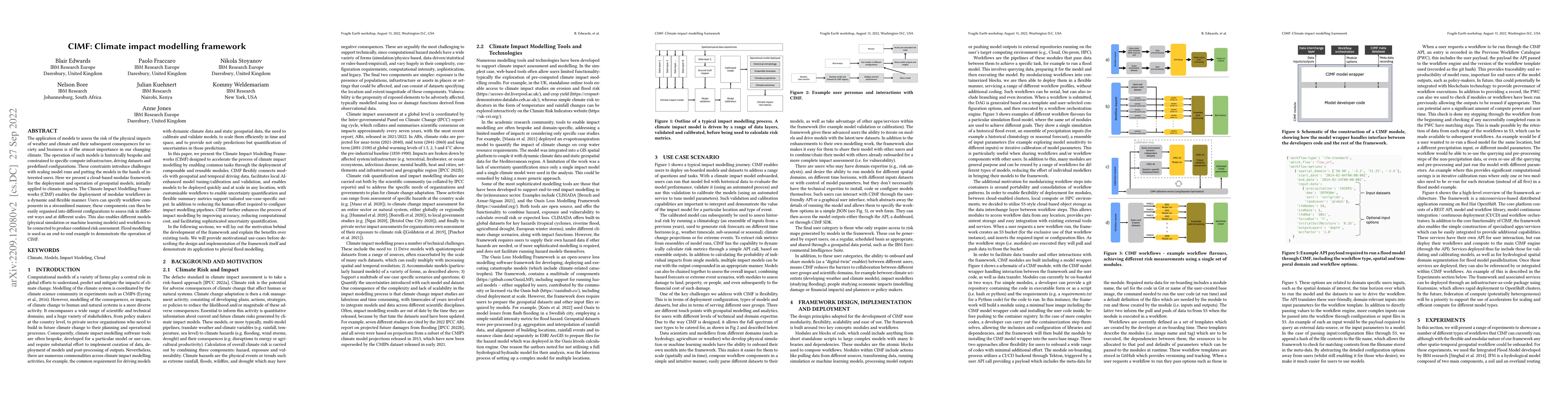 Thumbnail for Climate Impact Modelling Framework