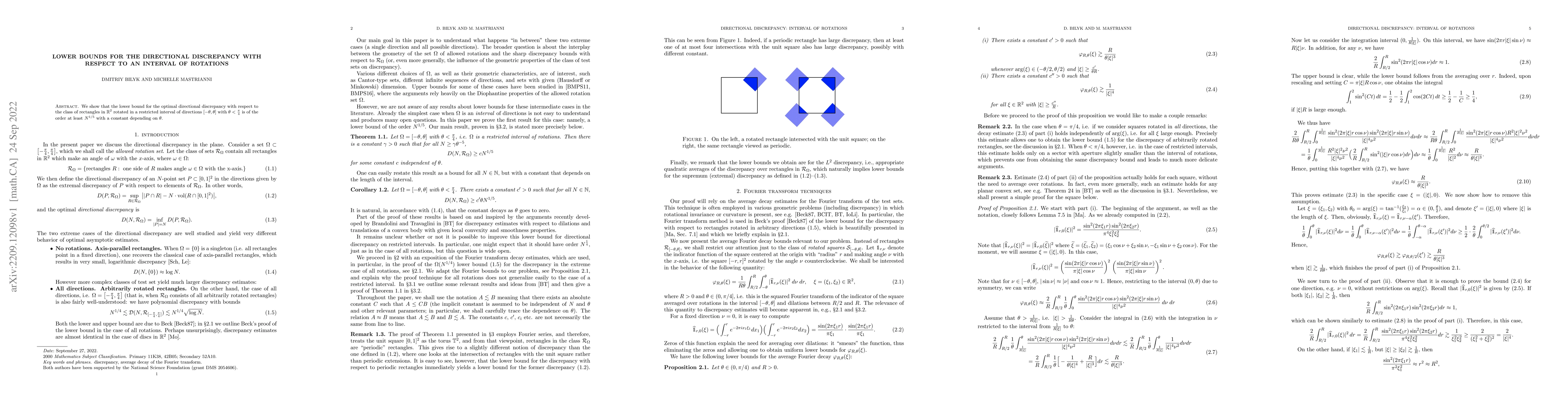 Thumbnail for Lower bounds for the directional discrepancy with respect to an interval
  of rotations