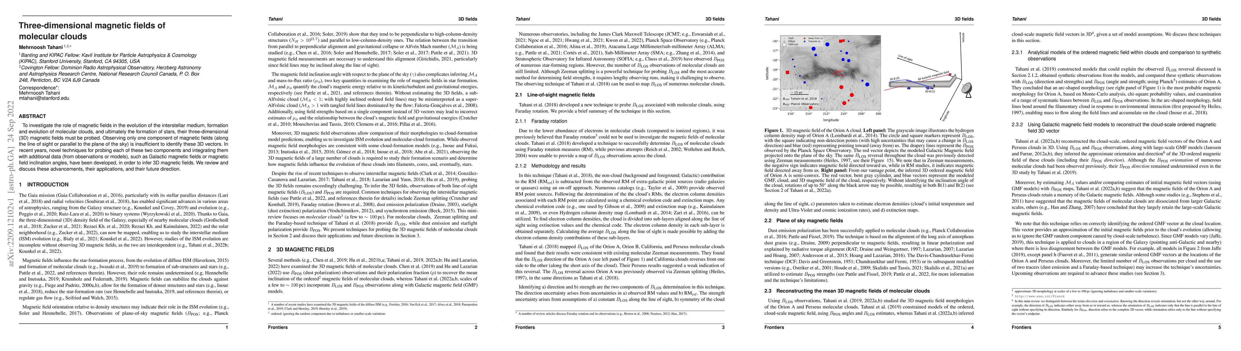 Thumbnail for Three-dimensional magnetic fields of molecular clouds