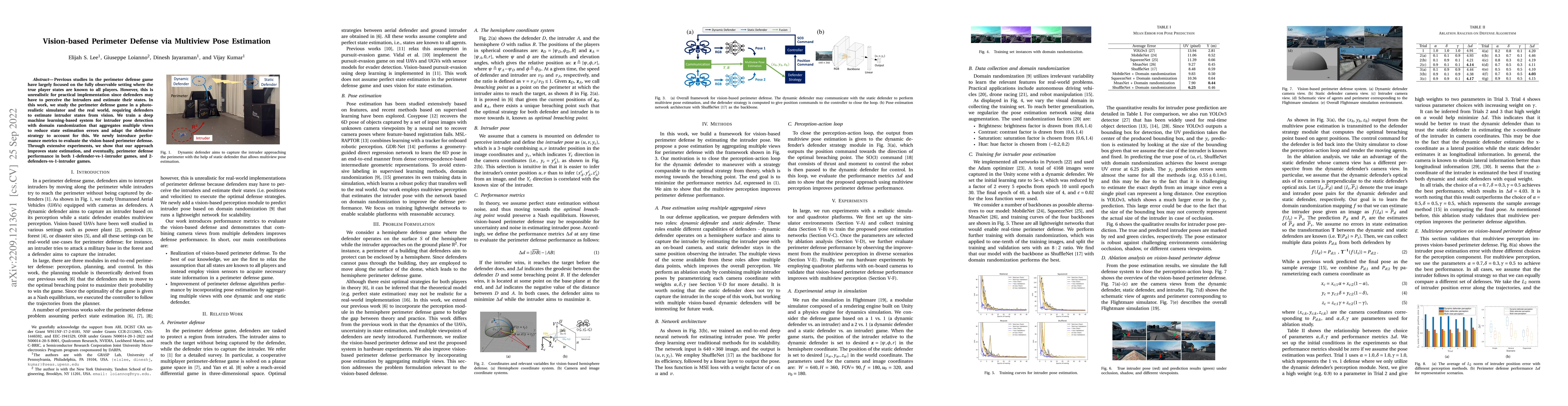 Thumbnail for Vision-based Perimeter Defense via Multiview Pose Estimation