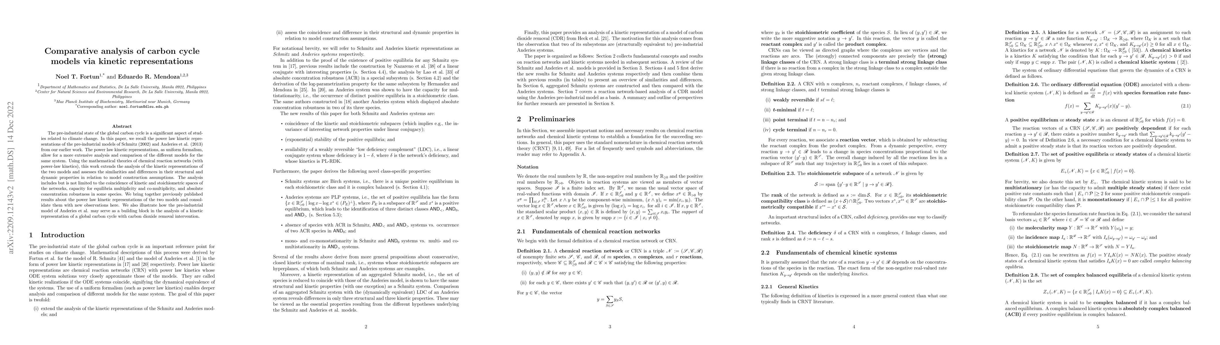 Thumbnail for Comparative analysis of carbon cycle models via kinetic representations