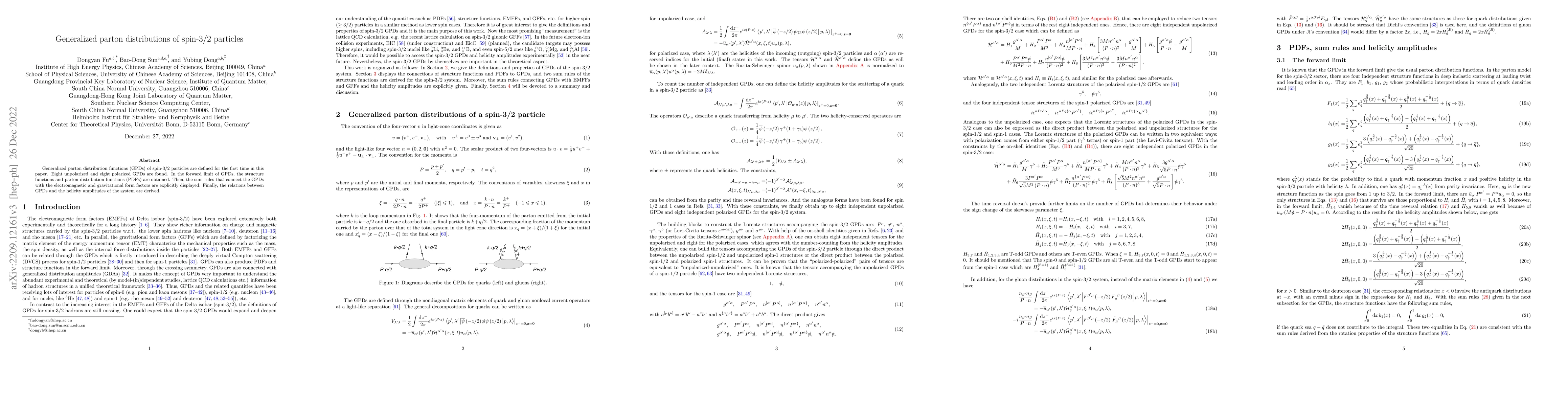 Thumbnail for Generalized parton distributions in spin-3/2 particles