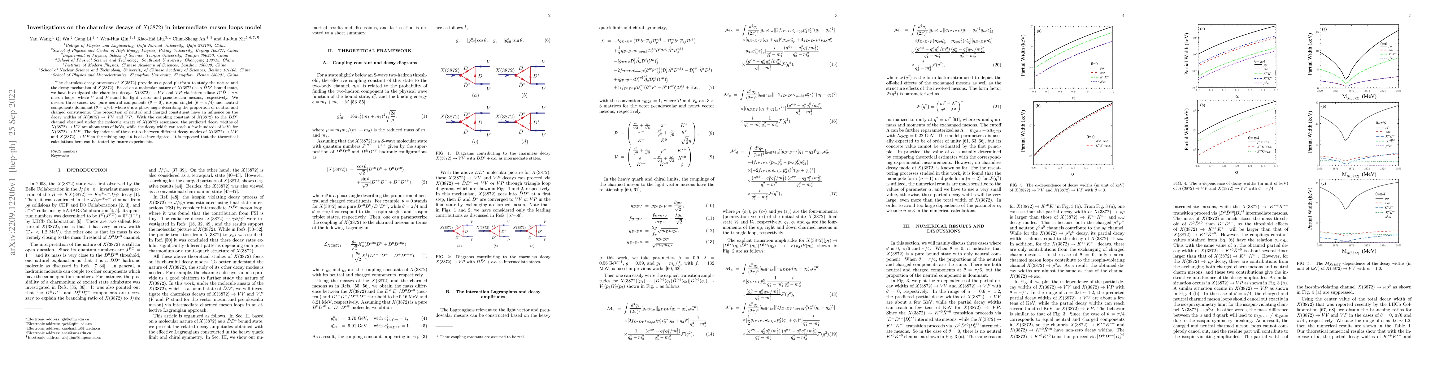 Thumbnail for Investigations on the charmless decays of $X(3872)$ in intermediate
  meson loops model