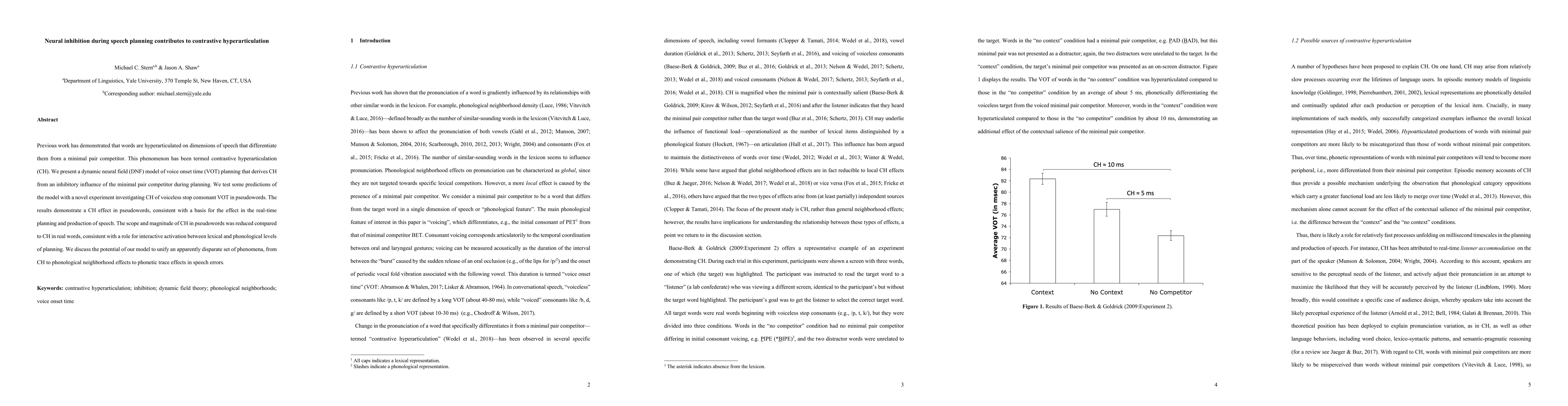 Thumbnail for Neural inhibition during speech planning contributes to contrastive
  hyperarticulation