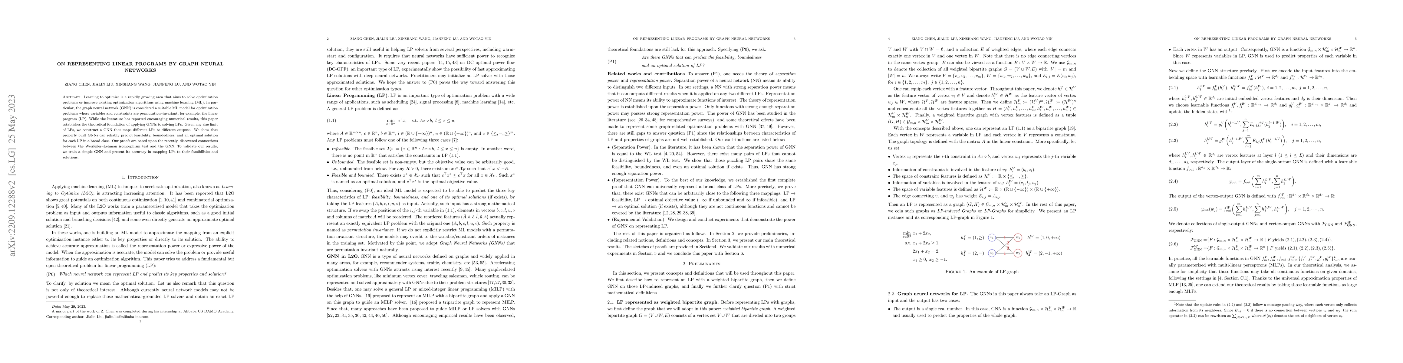 Thumbnail for On Representing Linear Programs by Graph Neural Networks