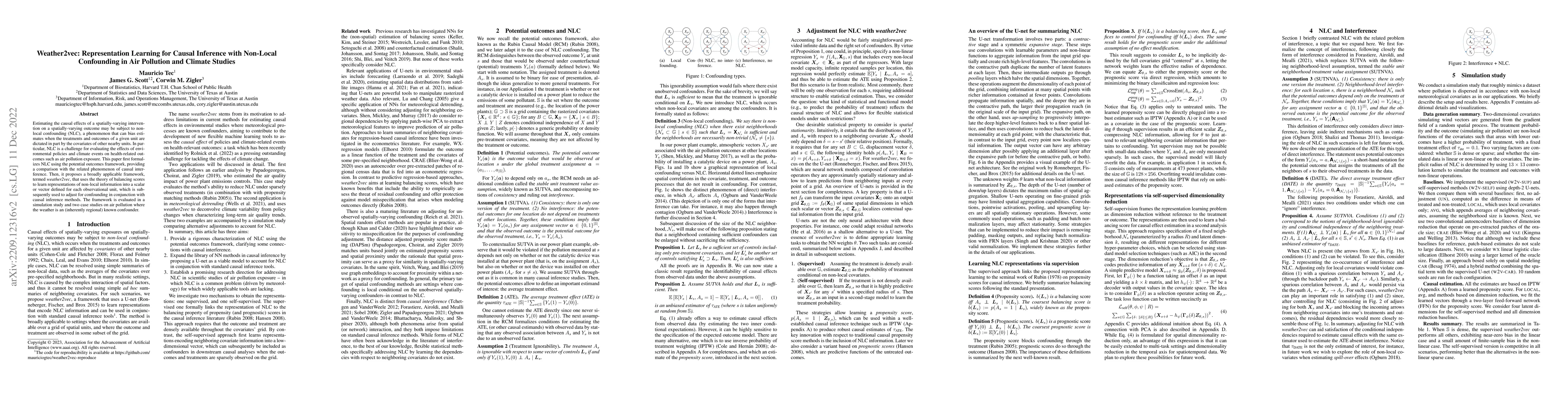 Thumbnail for Weather2vec: Representation Learning for Causal Inference with Non-Local
  Confounding in Air Pollution and Climate Studies