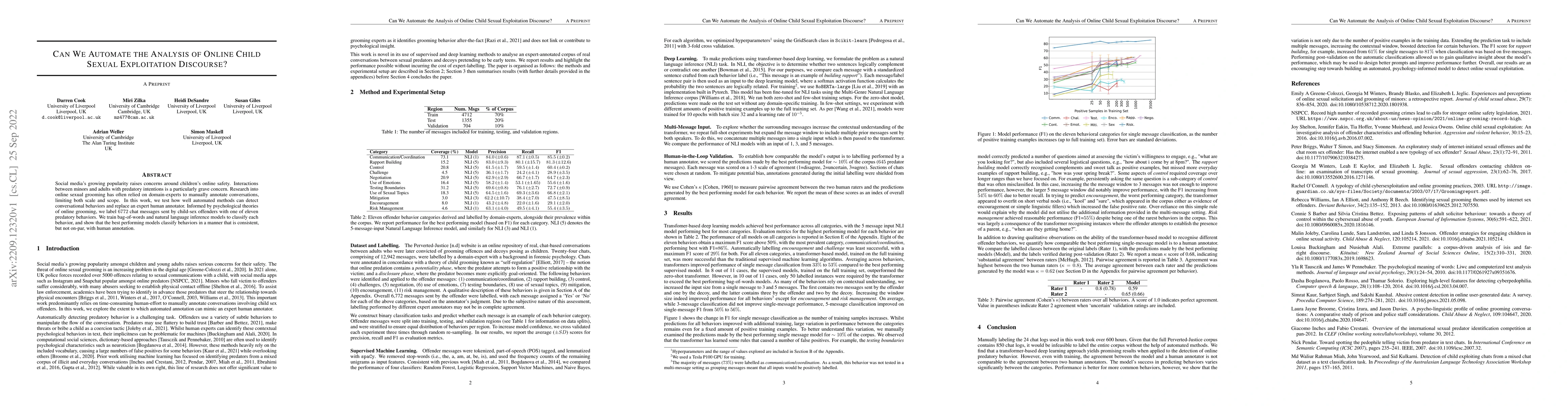 Thumbnail for Can We Automate the Analysis of Online Child Sexual Exploitation
  Discourse?
