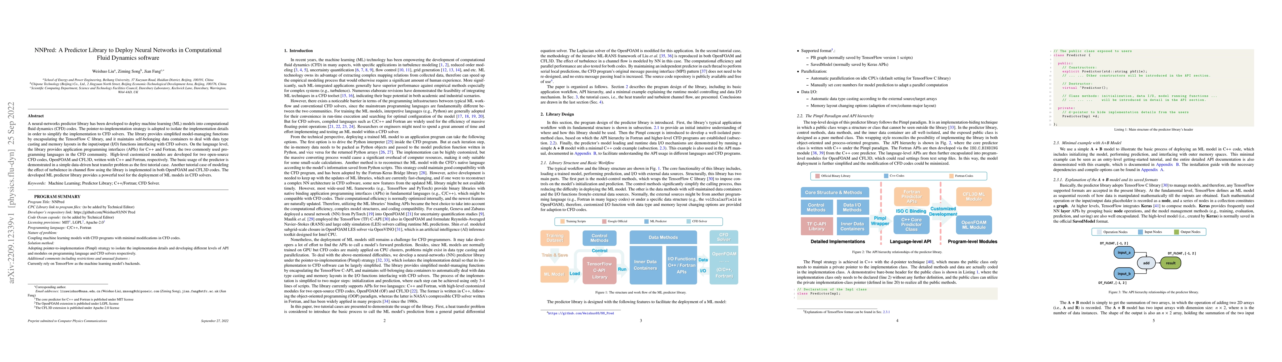 Thumbnail for NNPred: A Predictor Library to Deploy Neural Networks in Computational
  Fluid Dynamics software