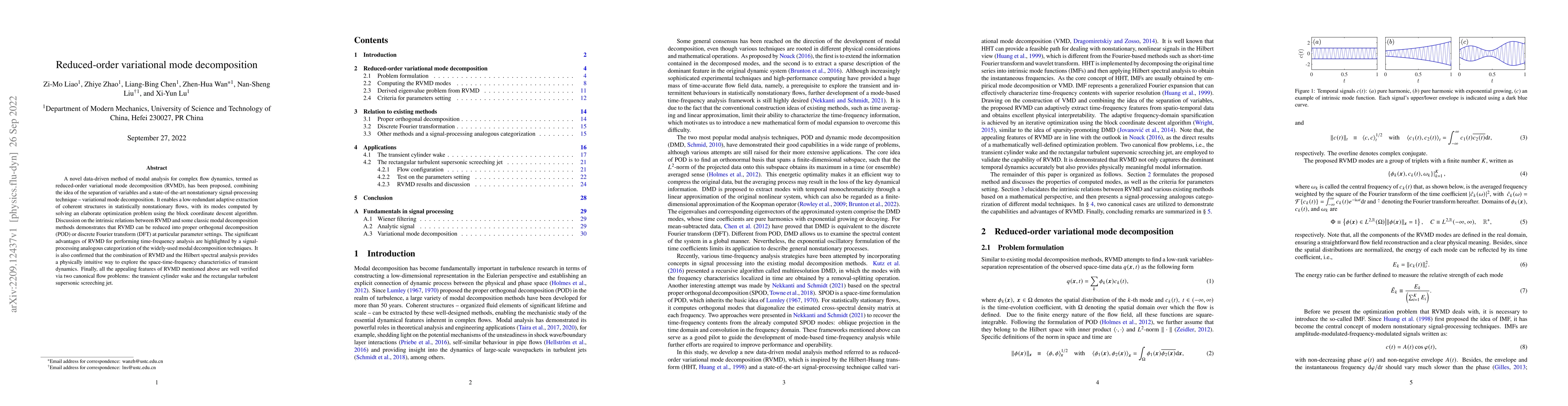 Thumbnail for Reduced-order variational mode decomposition
