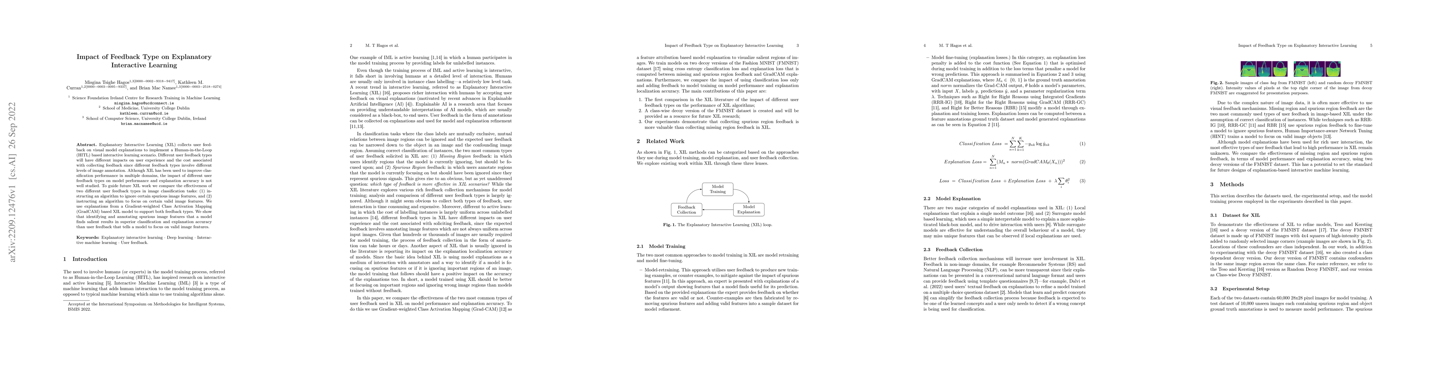 Thumbnail for Impact of Feedback Type on Explanatory Interactive Learning