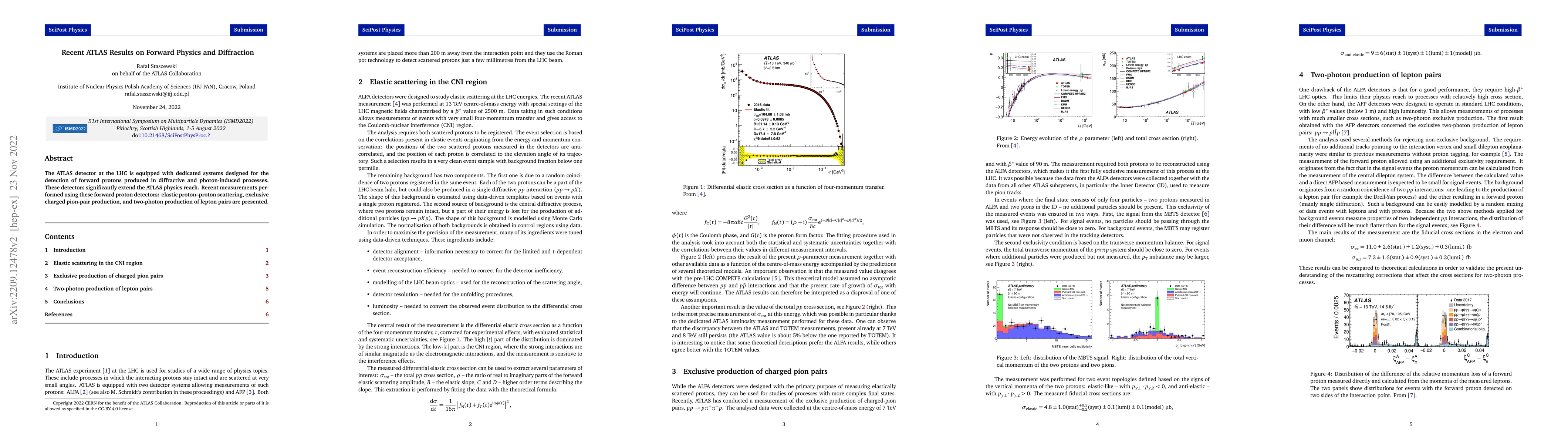Thumbnail for Recent ATLAS Results on Forward Physics and Diffraction