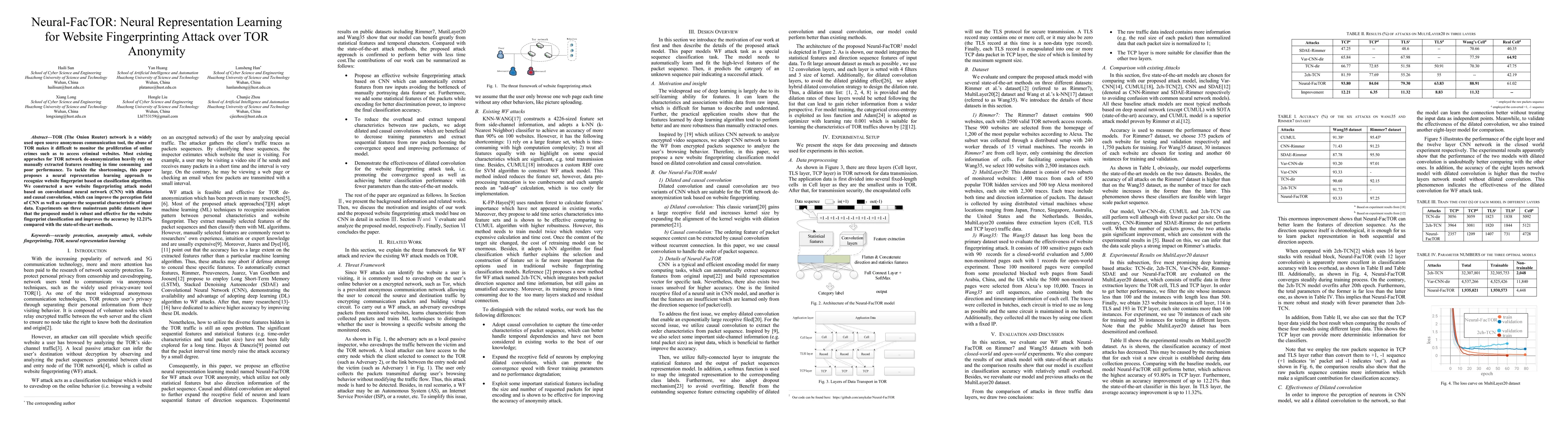 Thumbnail for Neural-FacTOR: Neural Representation Learning for Website Fingerprinting
  Attack over TOR Anonymity
