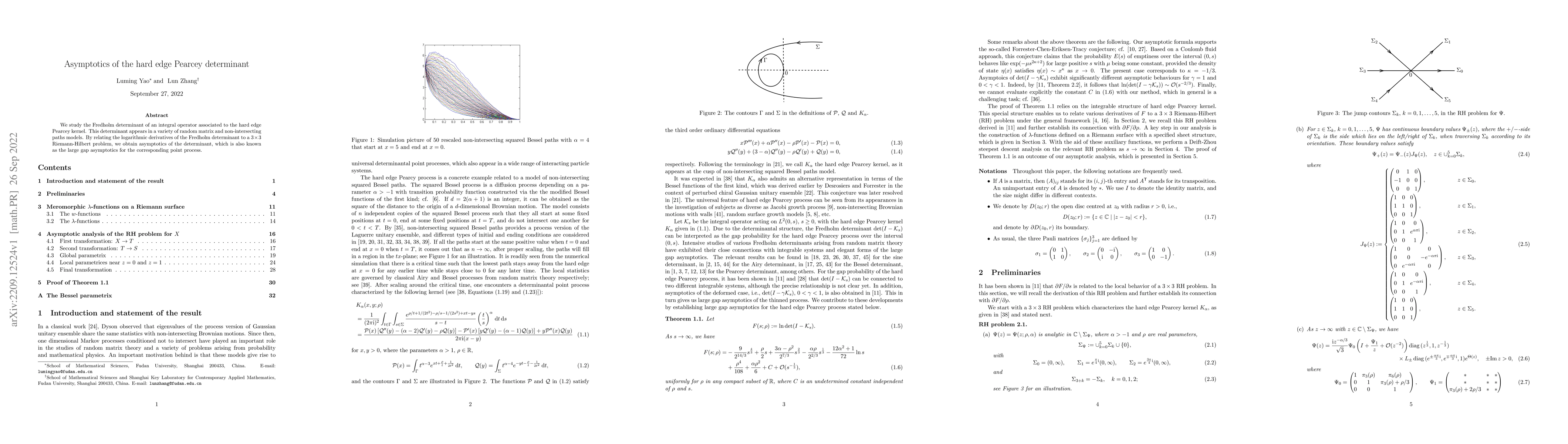 Thumbnail for Asymptotics of the hard edge Pearcey determinant