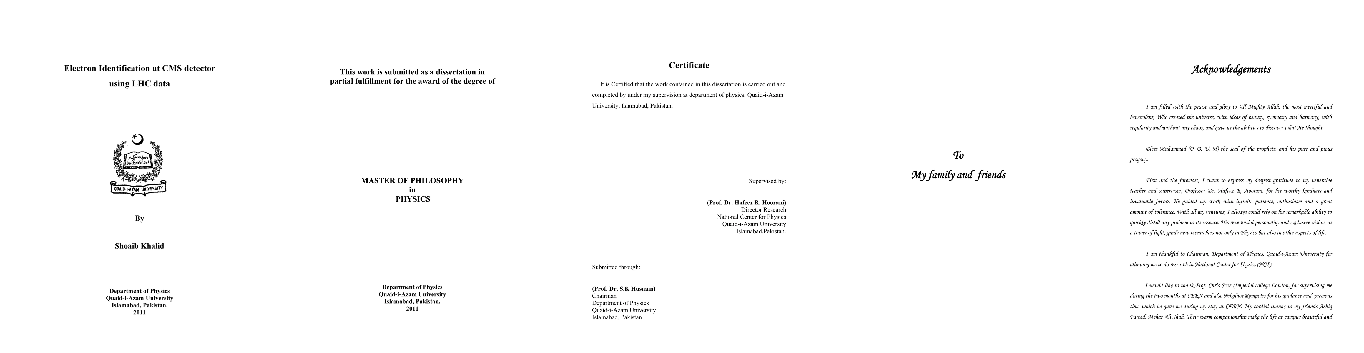 Thumbnail for Electron Identification at CMS detector using LHC data