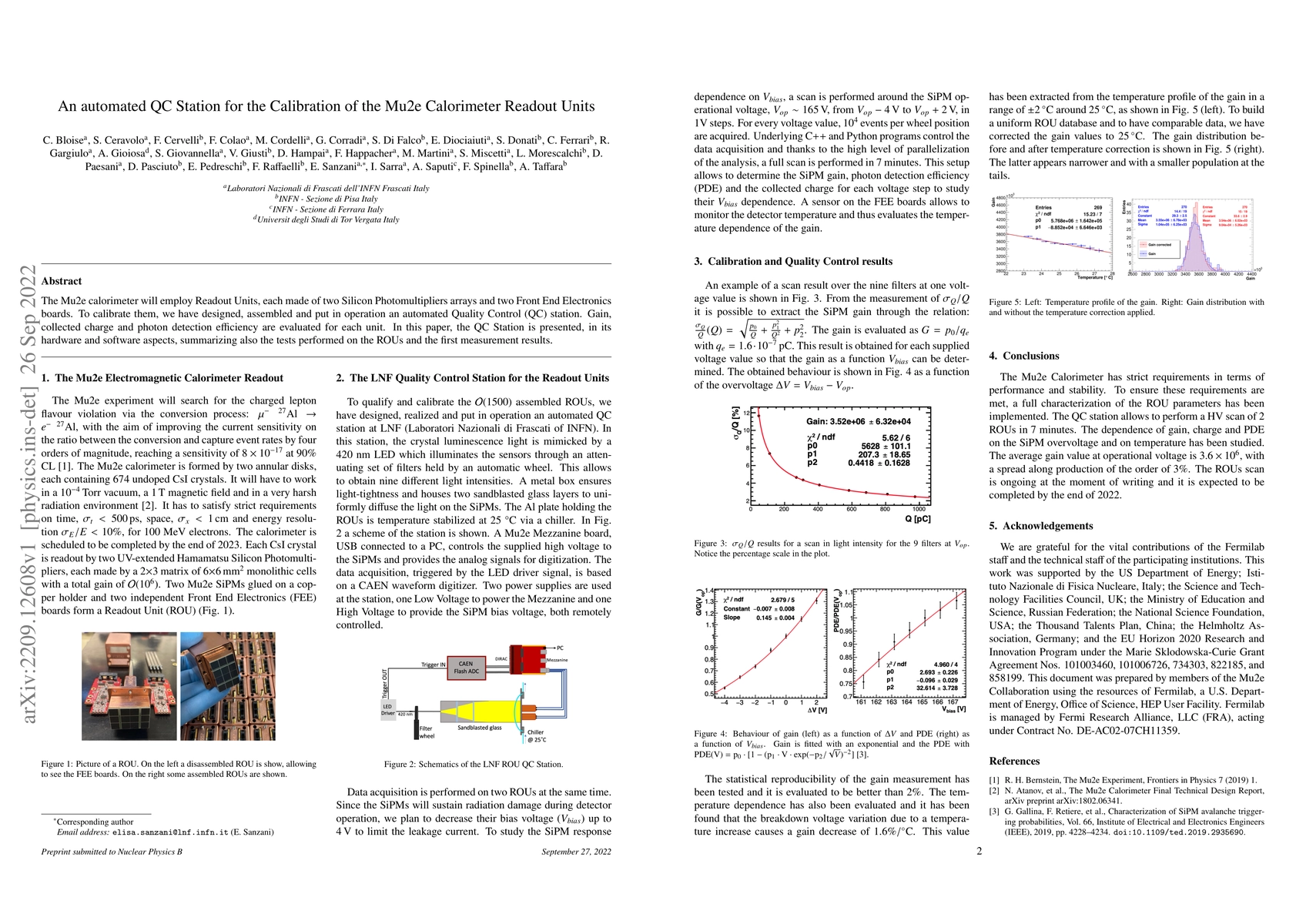 Thumbnail for An automated QC Station for the Calibration of the Mu2e Calorimeter
  Readout Units