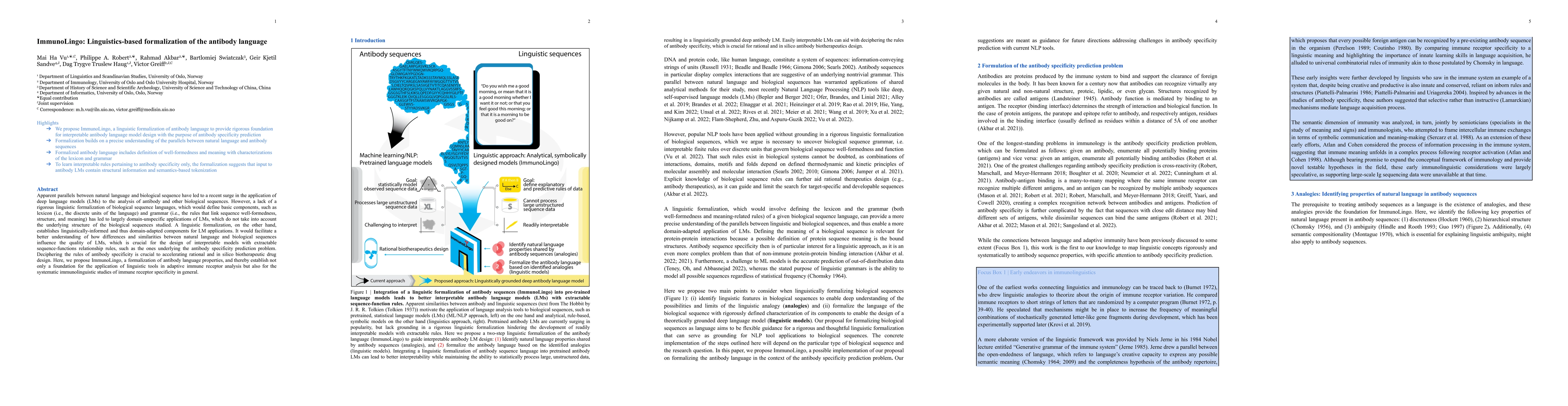 Thumbnail for ImmunoLingo: Linguistics-based formalization of the antibody language