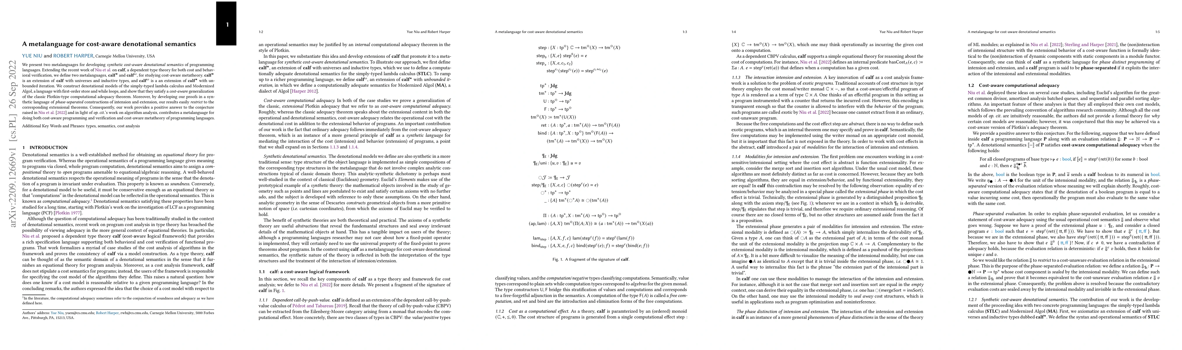 Thumbnail for A metalanguage for cost-aware denotational semantics