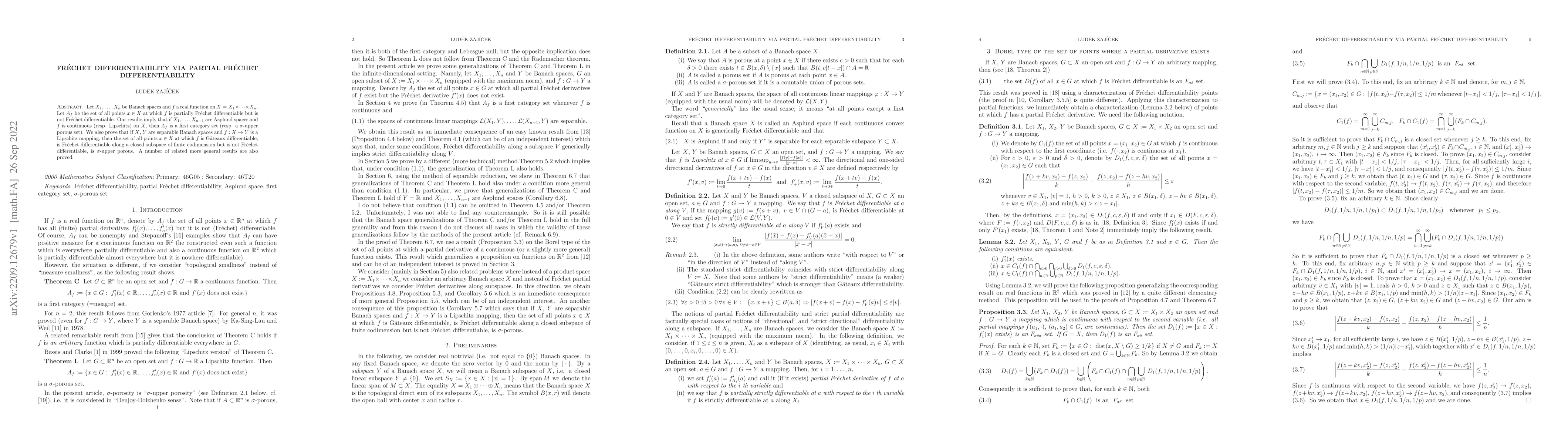 Thumbnail for Frechet differentiability via partial Frechet differentiability