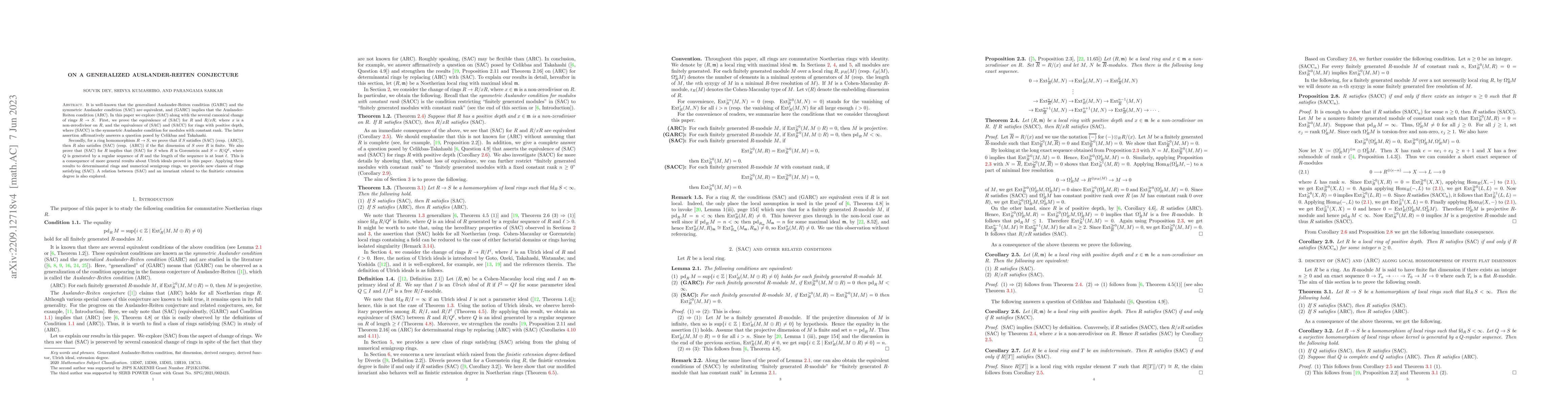 Thumbnail for On a generalized Auslander-Reiten conjecture