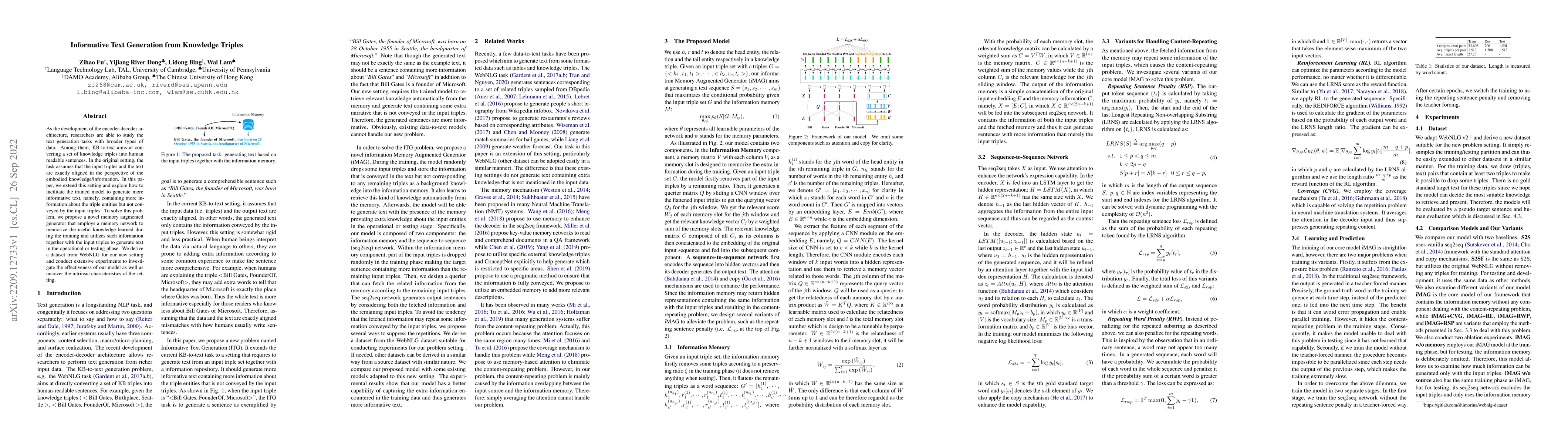 Thumbnail for Informative Text Generation from Knowledge Triples
