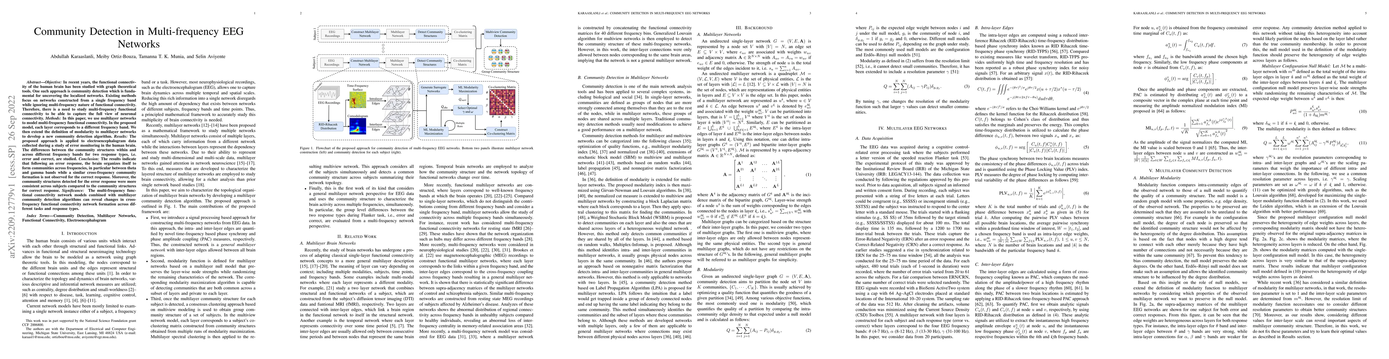 Thumbnail for Community Detection in Multi-frequency EEG Networks
