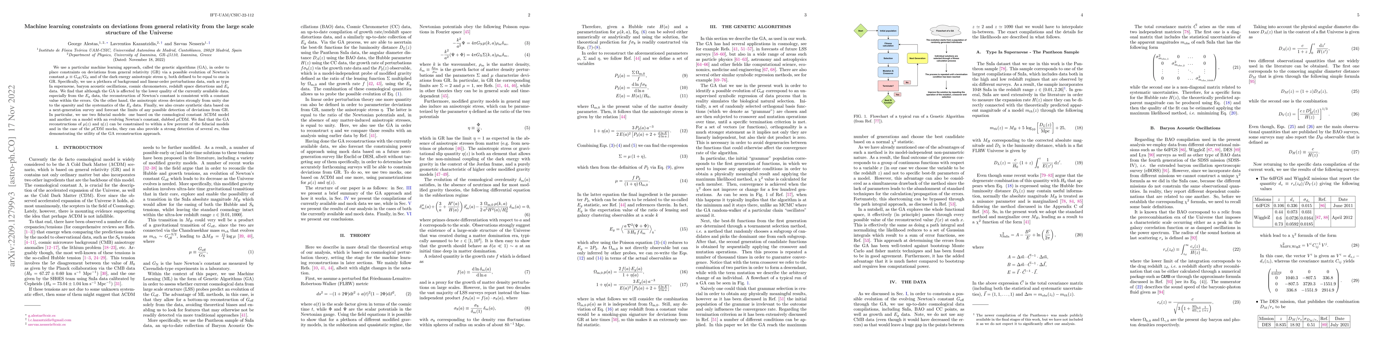 Thumbnail for Machine learning constraints on deviations from general relativity from
  the large scale structure of the Universe