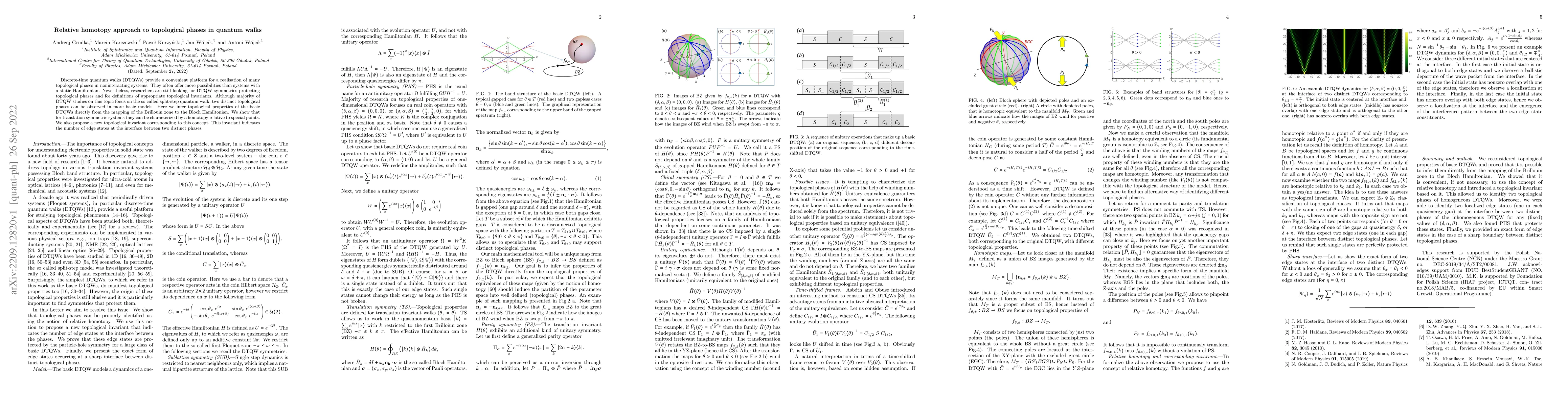 Thumbnail for Relative homotopy approach to topological phases in quantum walks