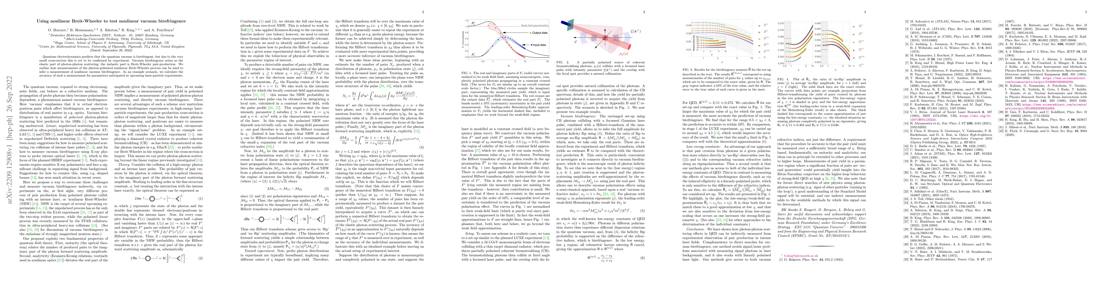 Thumbnail for Using nonlinear Breit-Wheeler to test nonlinear vacuum birefringence