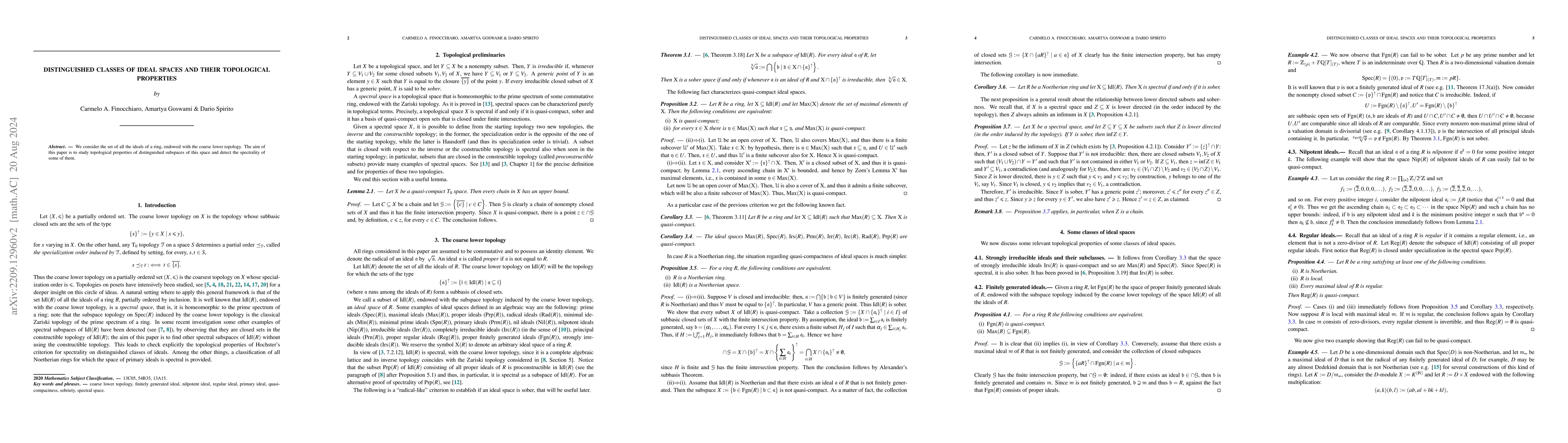 Thumbnail for Distinguished classes of ideal spaces and their topological properties