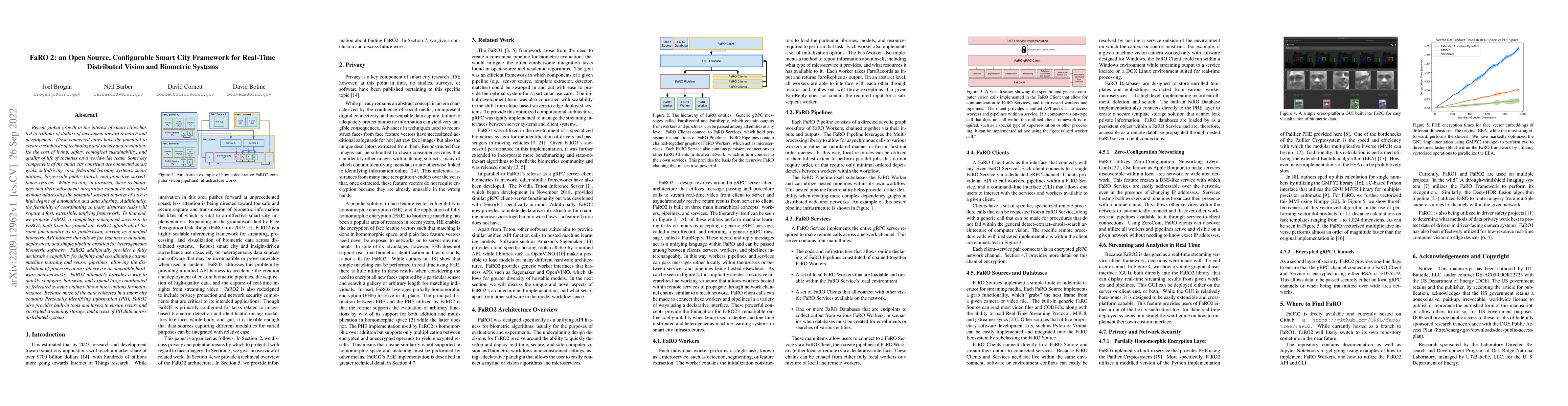Thumbnail for FaRO 2: an Open Source, Configurable Smart City Framework for Real-Time
  Distributed Vision and Biometric Systems