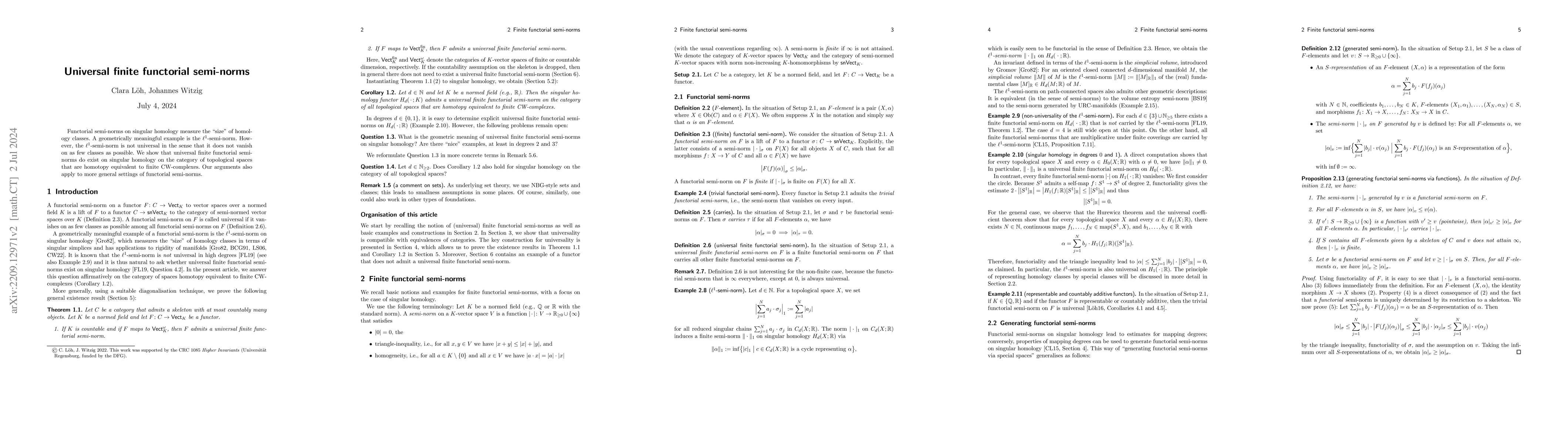 Thumbnail for Universal finite functorial semi-norms
