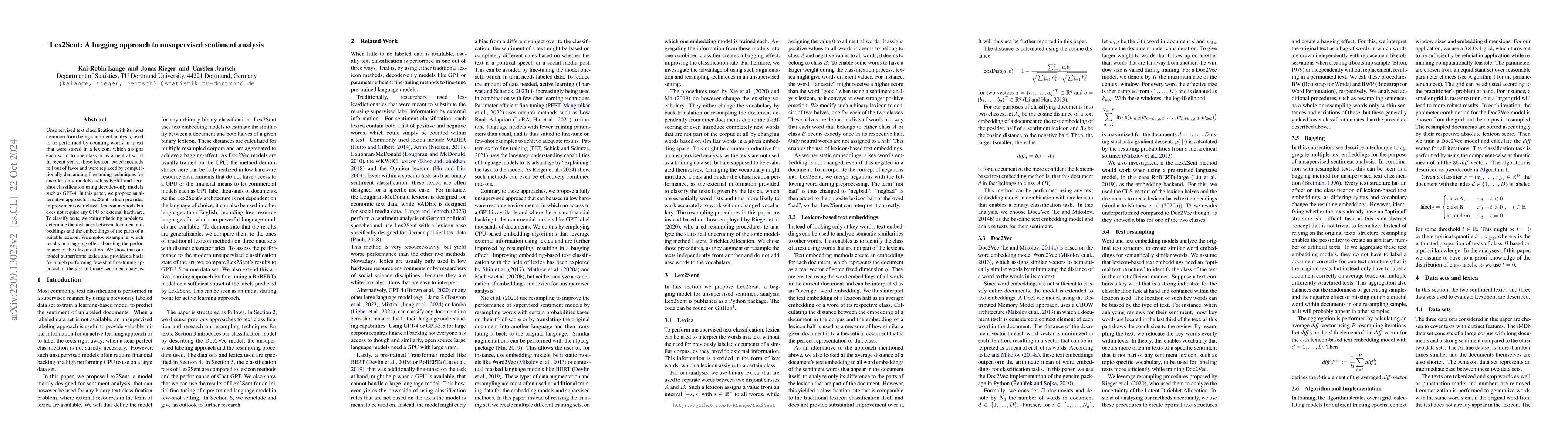 Thumbnail for Lex2Sent: A bagging approach to unsupervised sentiment analysis