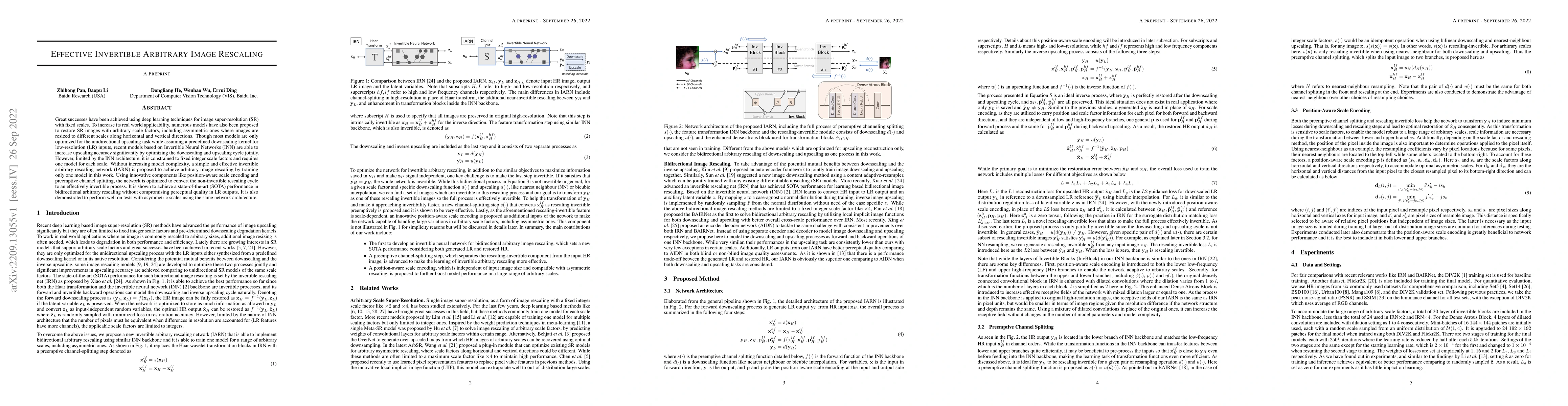 Thumbnail for Effective Invertible Arbitrary Image Rescaling